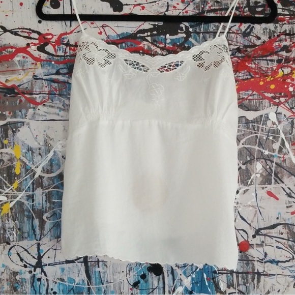 Honey Punch White Lace Detail Top - Picture 3 of 8